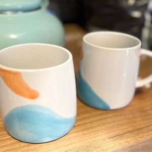 Set of Crate & Barrel Mugs!